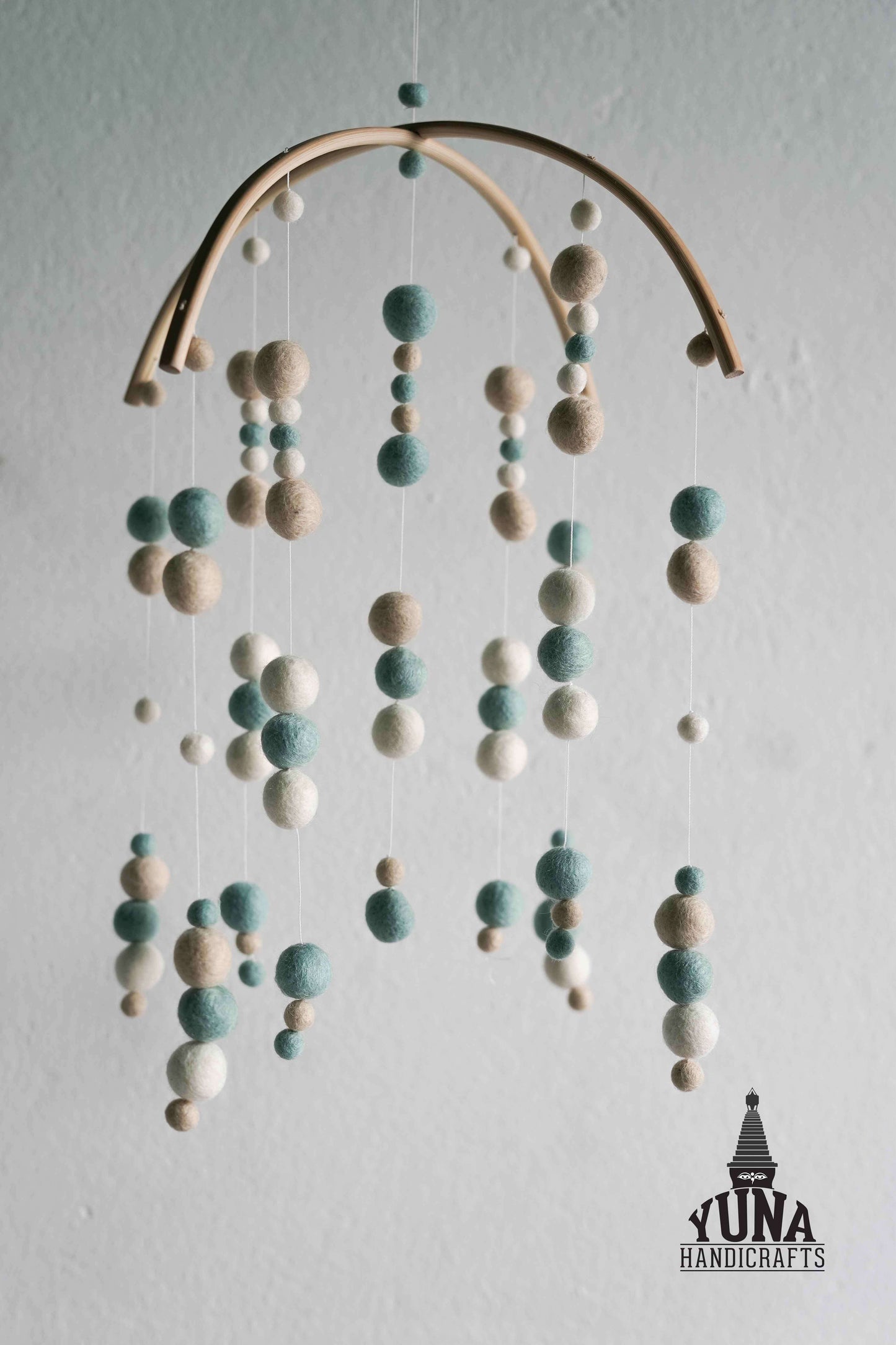 Multicolor Felt Mobile For Baby