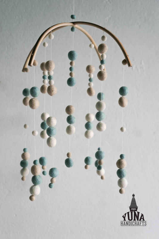 Multicolor Felt Mobile For Baby