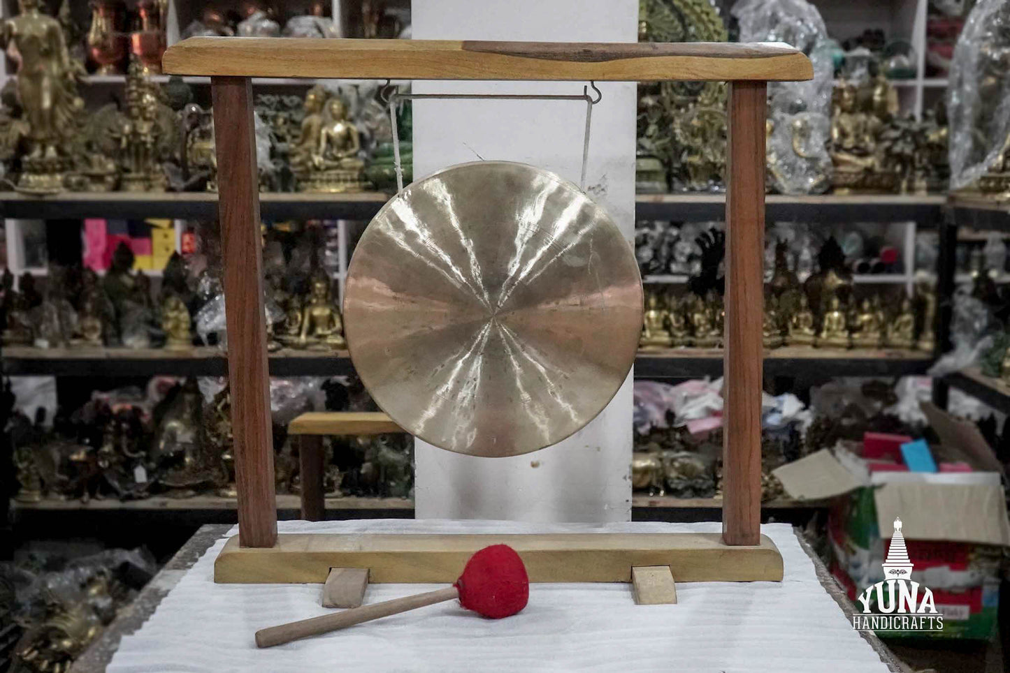Tibetan Meditation Ring Gong Singing Bowl With Mallet