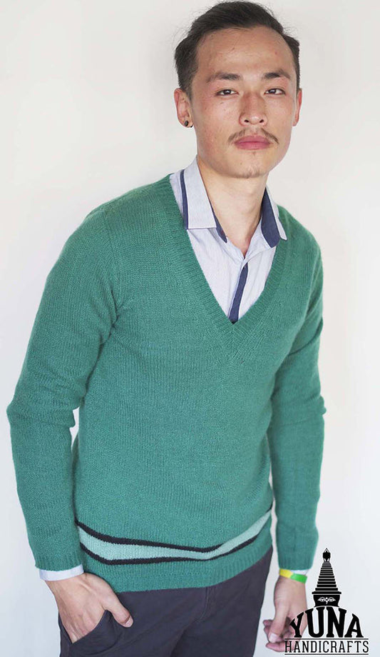 V Neck Cashmere Sweater Mens