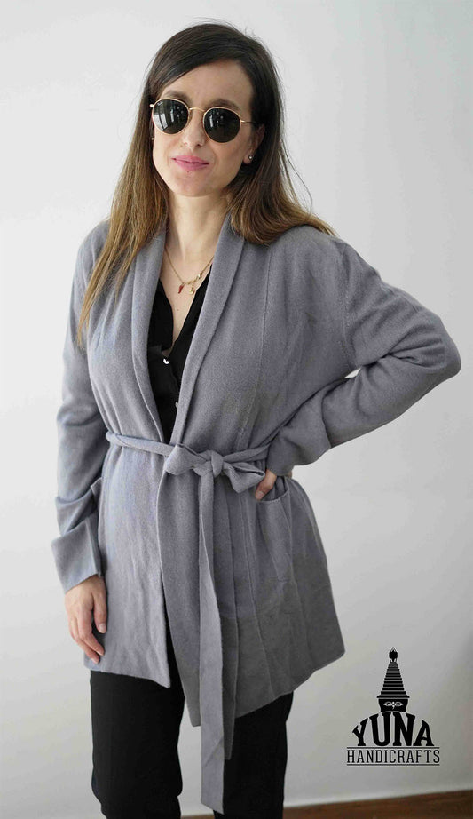 100% Cashmere Coat For Women