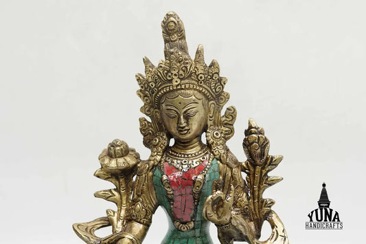 Green Tara Buddha Statue