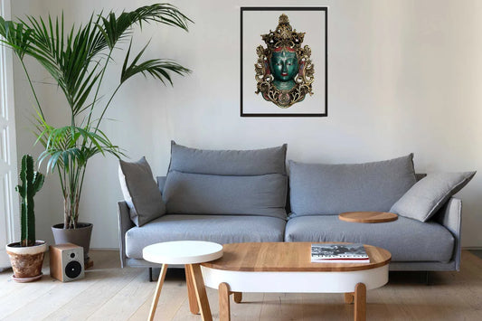 Goddess White Tara Colored Mask