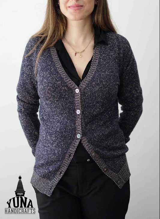 Cashmere Cardigan Sweater For Women