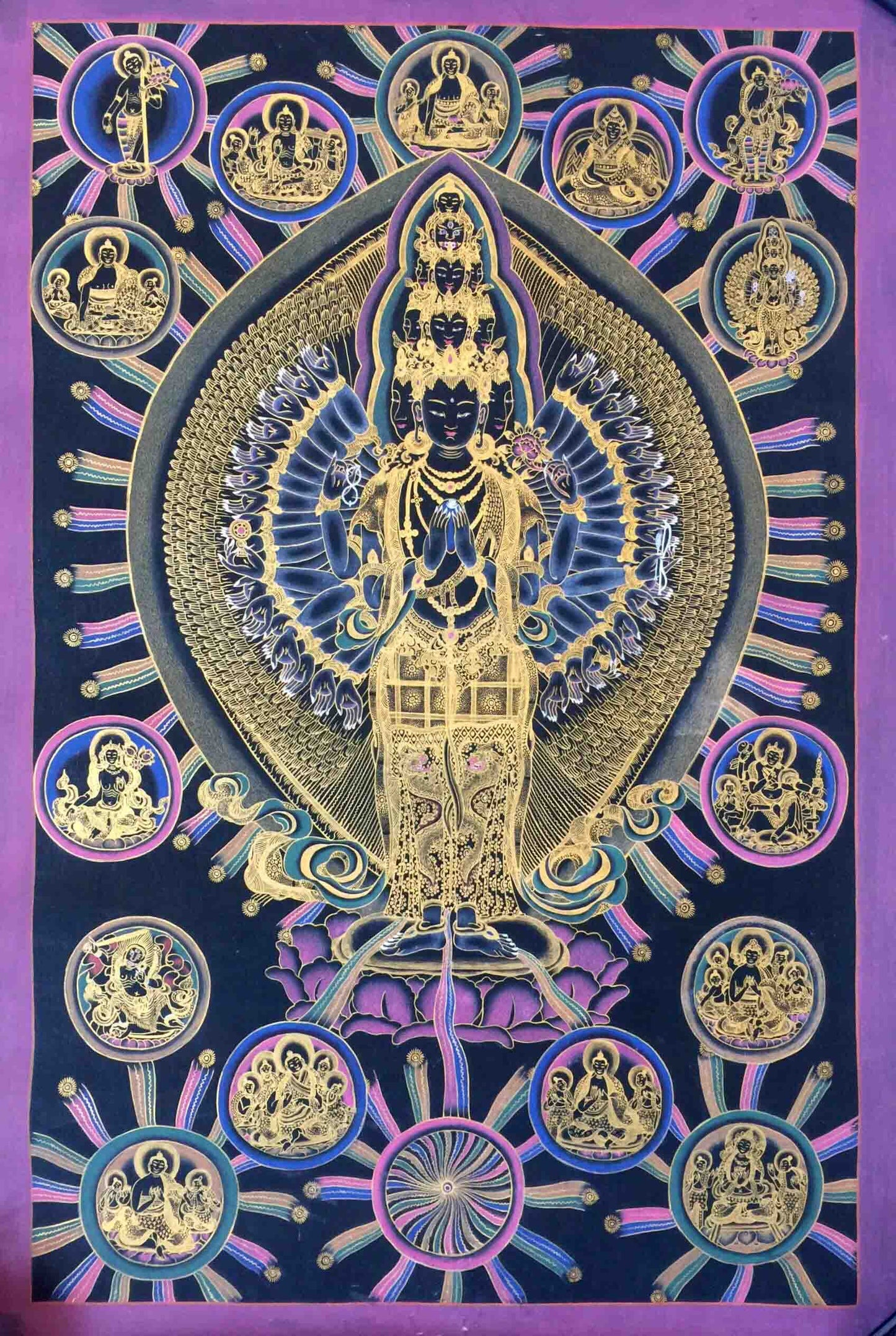 Thangka Avalokiteshvara Bodhisattva