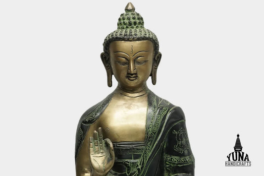 Bronze Teaching Buddha Statue