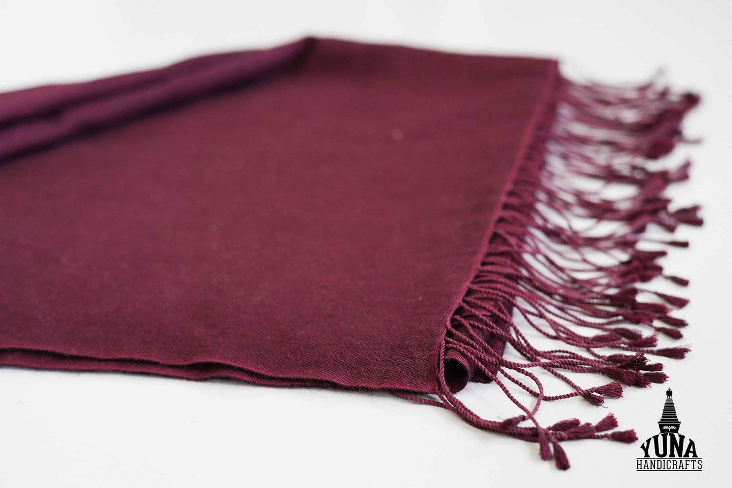 Pashmina Wool Shawl Maroon