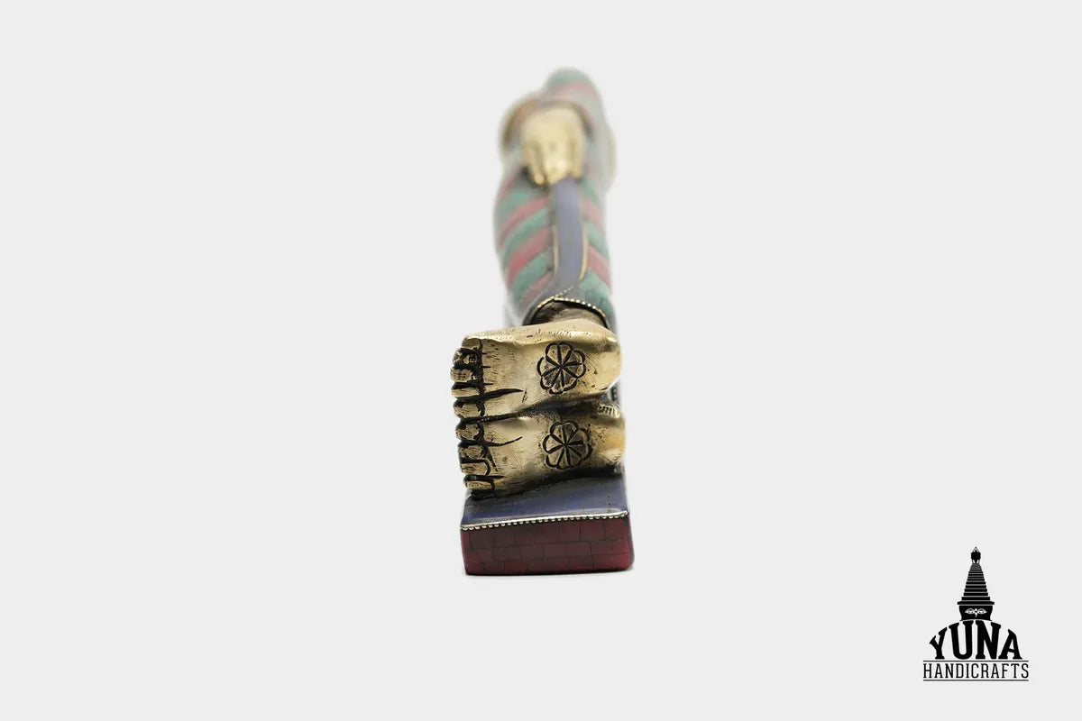 Sleeping Buddha Statue For Home Large 17 In