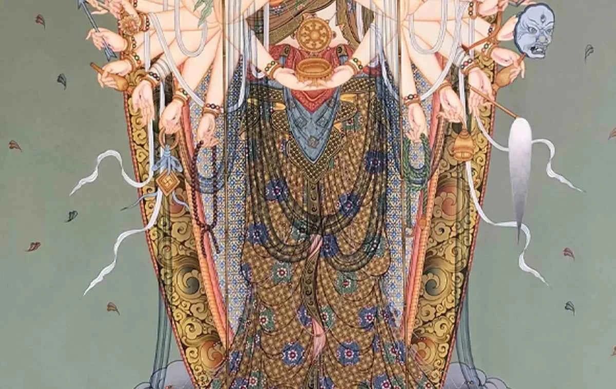 Lokeshvara Bodhisattva Thangka