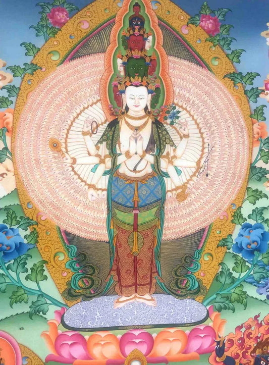 1000 Arms Avalokiteshvara Thangka