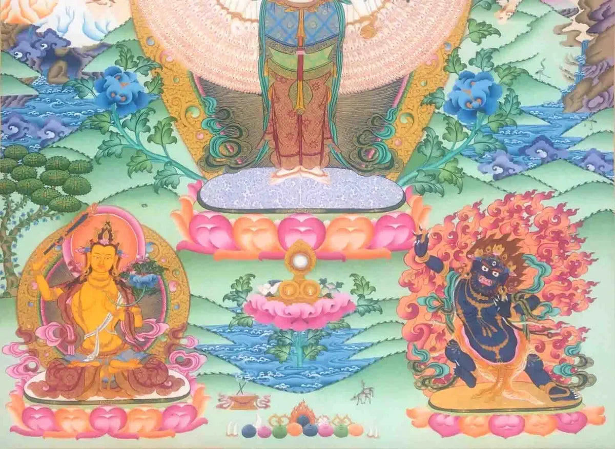 1000 Arms Avalokiteshvara Thangka