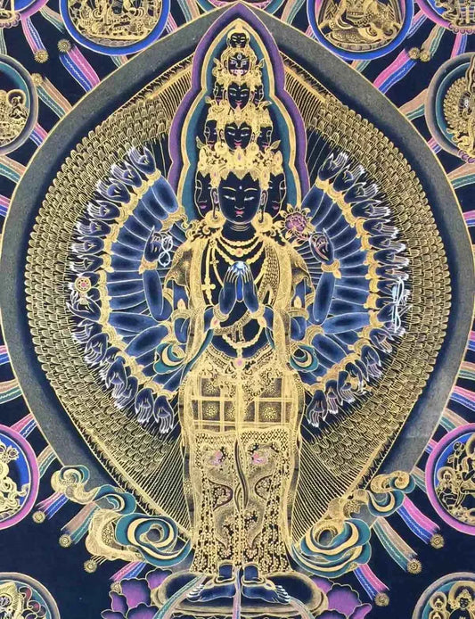 Thangka Avalokiteshvara Bodhisattva