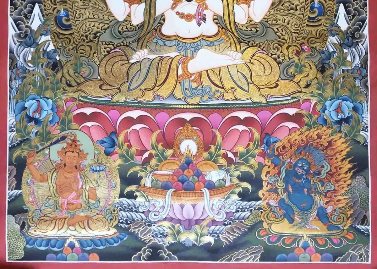 4 Arm Chenrezig Bodhisattva Painting