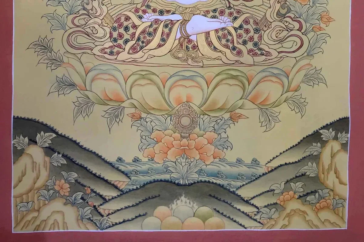Buddha Chenrezig Thangka Painting