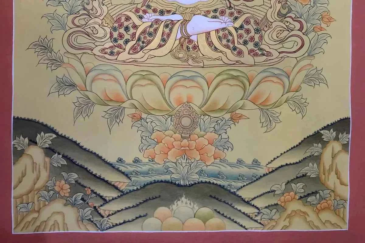Buddha Chenrezig Thangka Painting