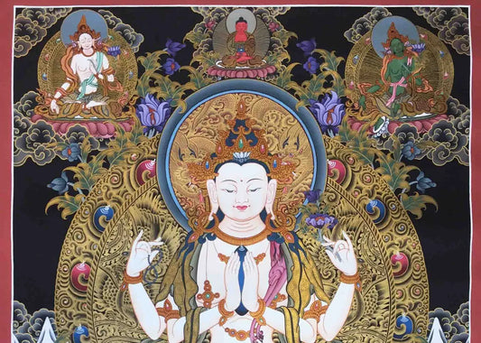 4 Arm Chenrezig Bodhisattva Painting