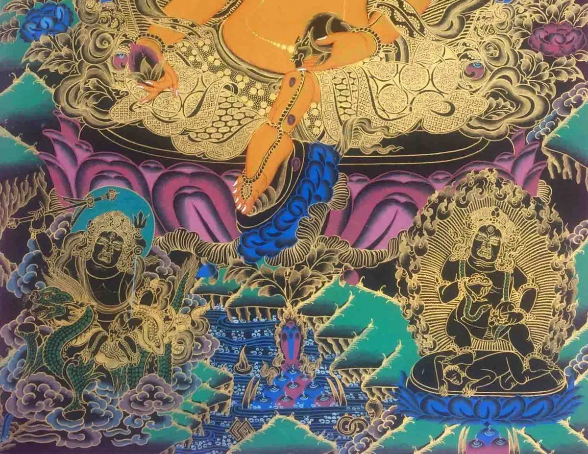 Jambhala God Thangka