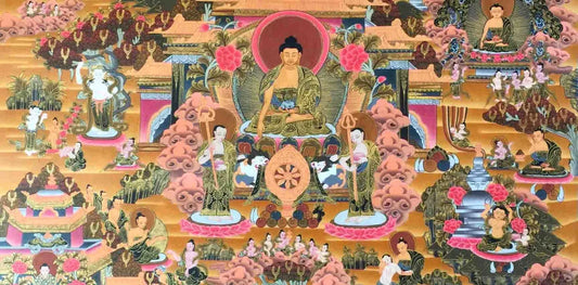 Buy Life Of Buddha Thangka