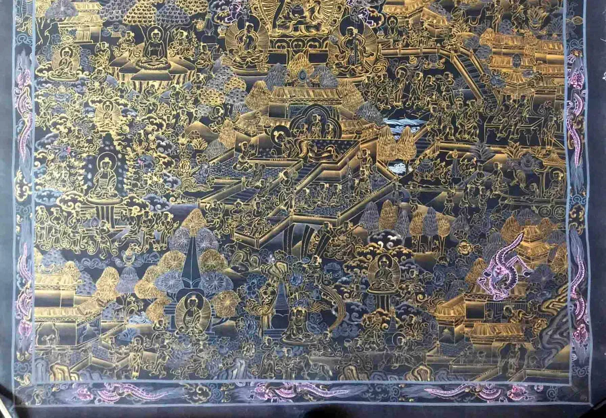 Buddha's Life Thangka