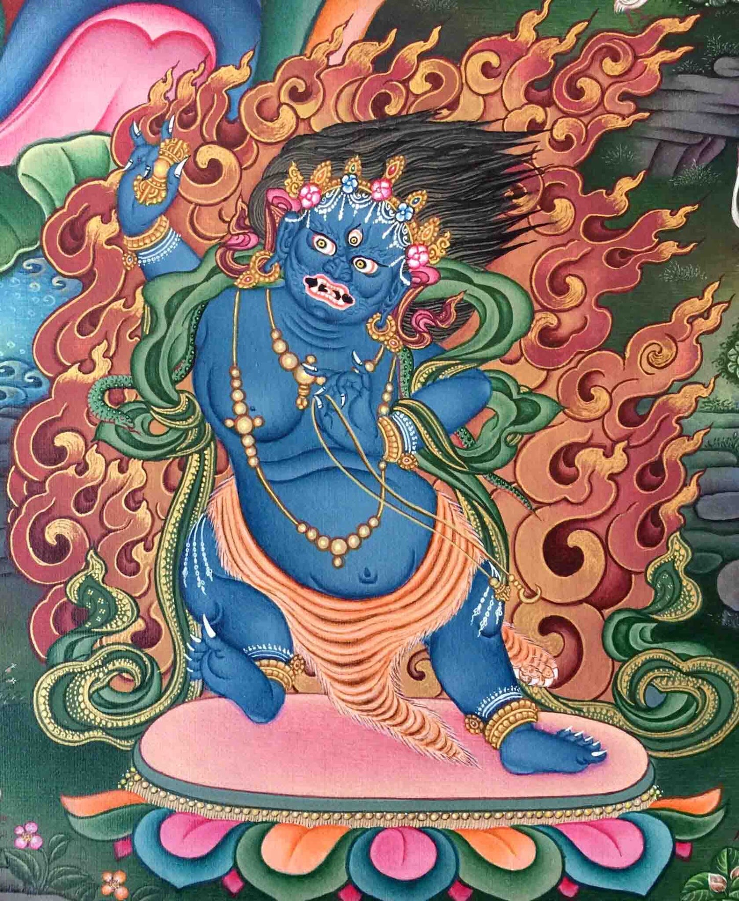 Manjushri Bodhisattva Thangka