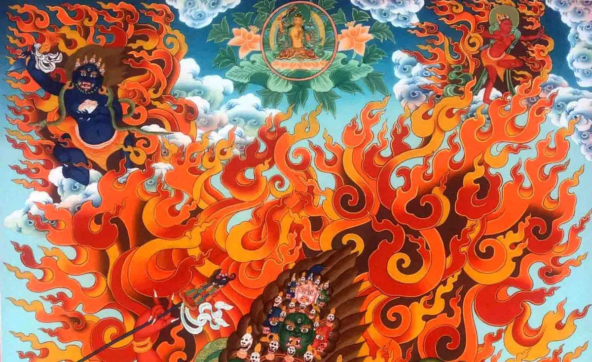 Rahula Son Of Buddha Thangka Painting