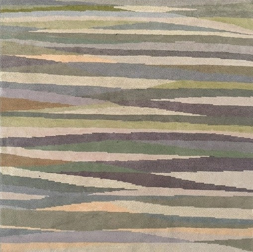 Scandinavian style rug for living room handwoven Nepal