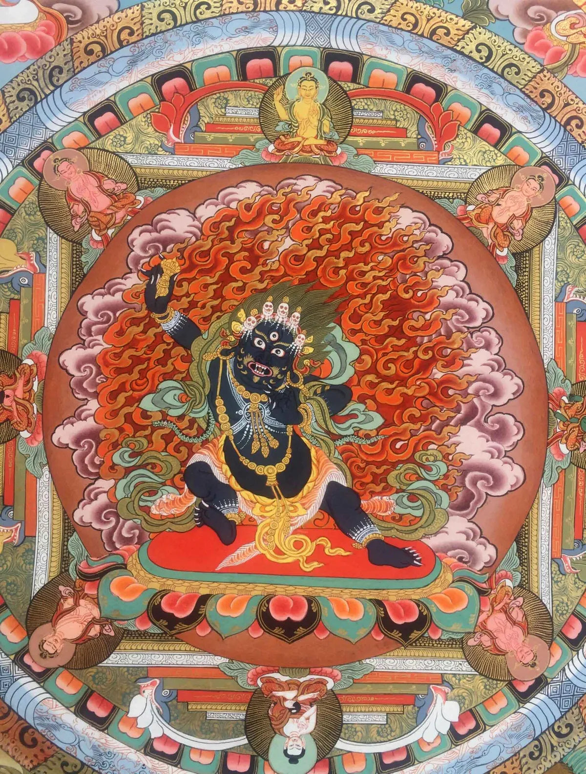 Vajrapani Mandala Thangka