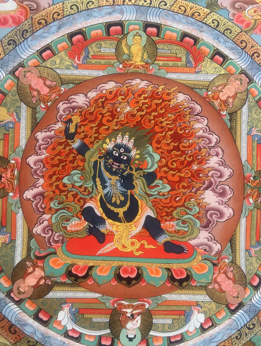 Vajrapani Mandala Thangka