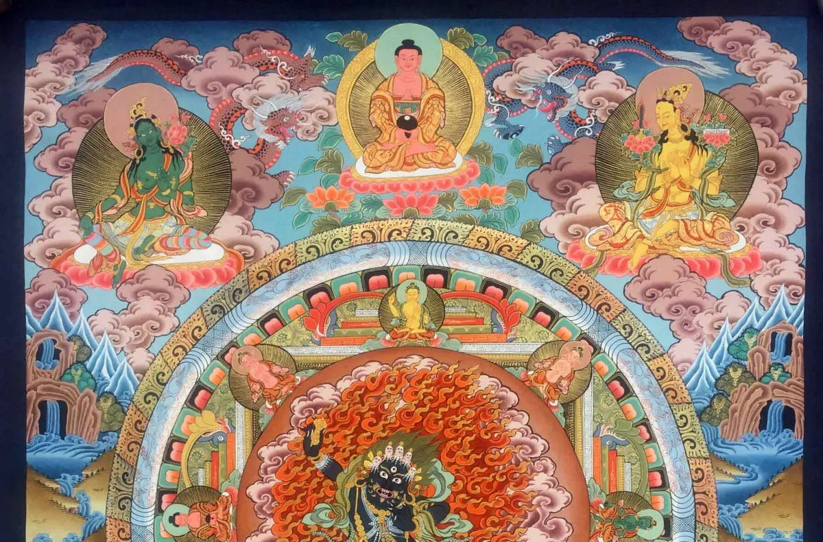 Vajrapani Mandala Thangka