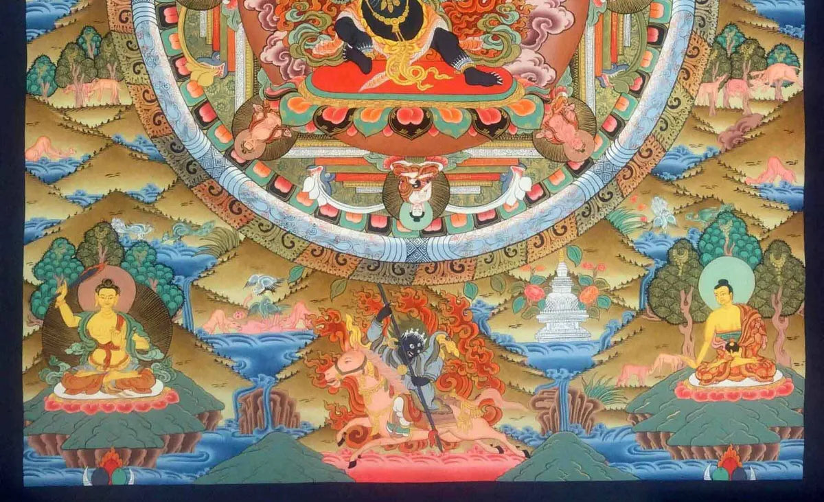 Vajrapani Mandala Thangka