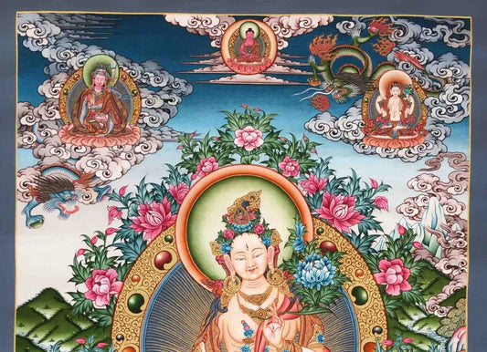White Tara Goddess Thanka