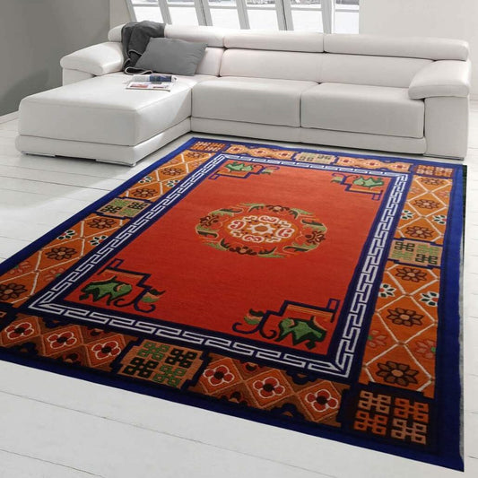 Endless Knot Rugs Sale: Uncover Timeless Himalayan Craft and Deep Design