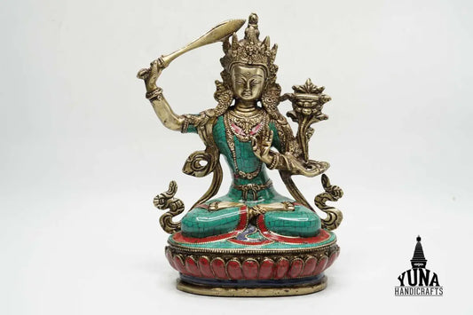 Manjushri Bodhisattva Statue: Sacred Wisdom, Timeless Himalayan Art, and Masterful Nepalese Craftsmanship