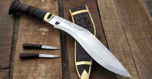 The High Carbon Steel Kukri Knife is a symbol of Nepalese craftsmanship that has stood the test of time
