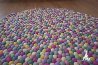 a handmade felt souvenir from Nepal