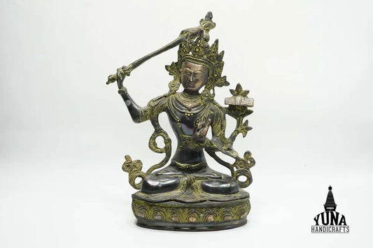 Manjushri Statue Large: A Grand Expression of Wisdom, Beauty, and Himalayan Craftsmanship