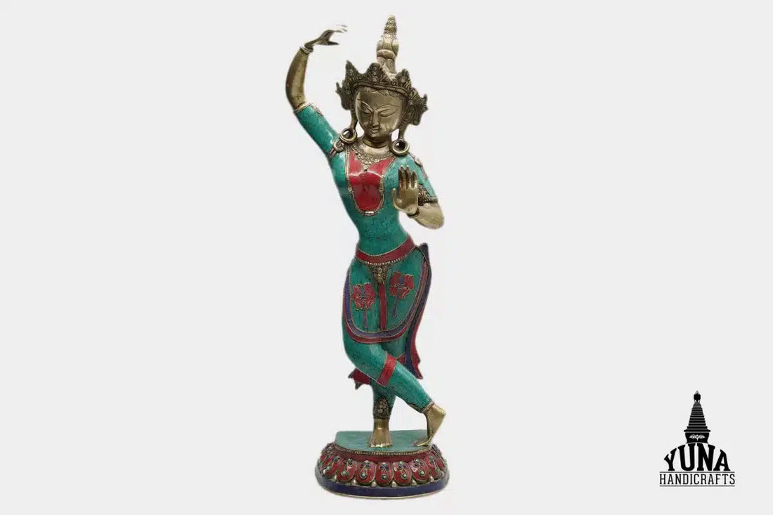 Maya Devi Statue Brass: The Sacred Mother of Buddha in Timeless Himalayan Art