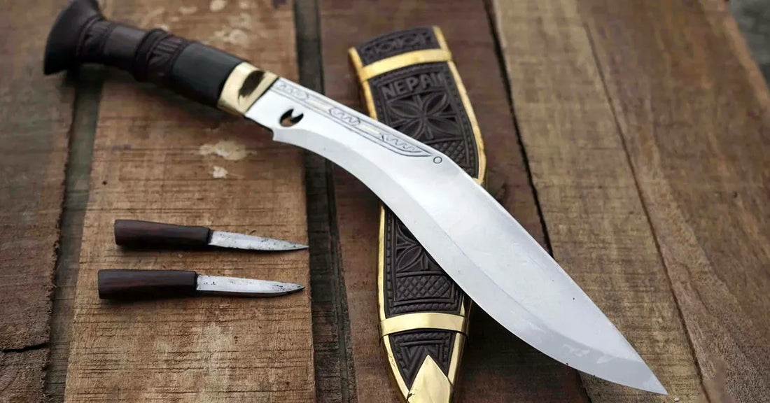 kukri outside its sheath