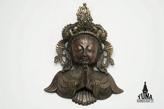 Buddha Mask Wall Hanging: Bring Himalayan Craftsmanship, Serenity, and Timeless Beauty to Your Space