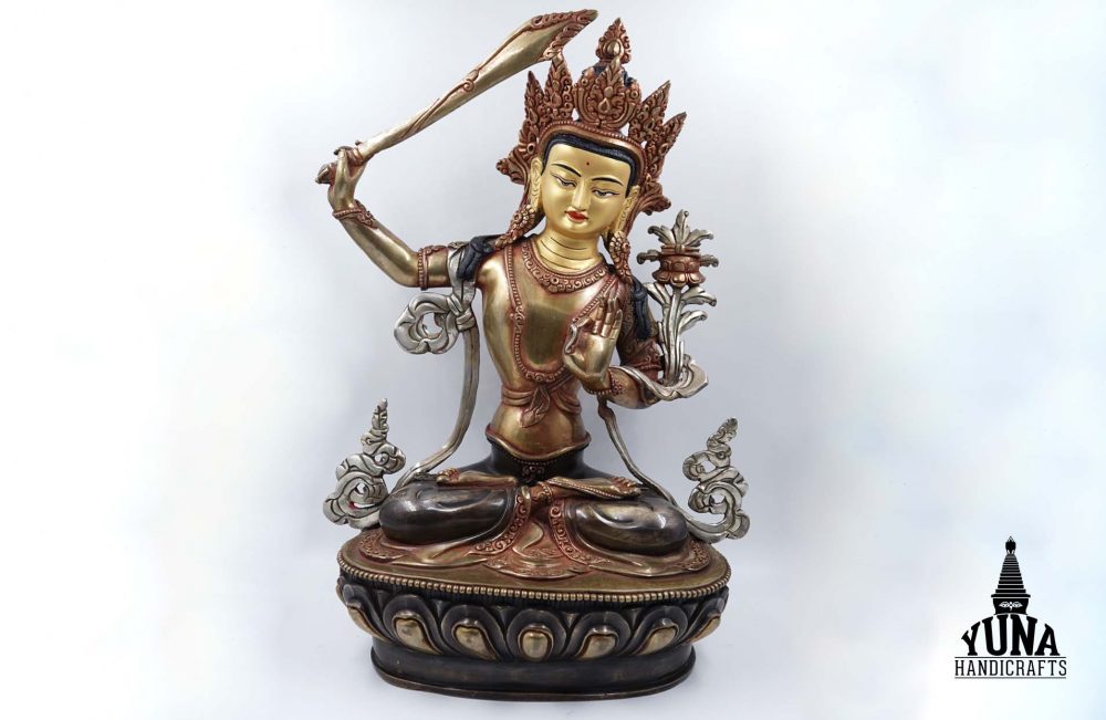 Bodhisattva Manjushri Statue: Discover the Timeless Beauty of Wisdom and Himalayan Craftsmanship