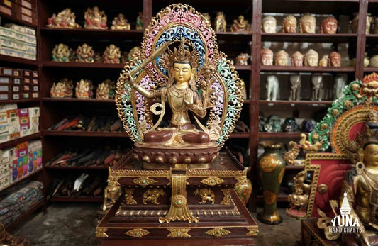 Manjushri Statue: Timeless Symbol of Wisdom, Sacred Meaning, and Masterful Himalayan Craftsmanship