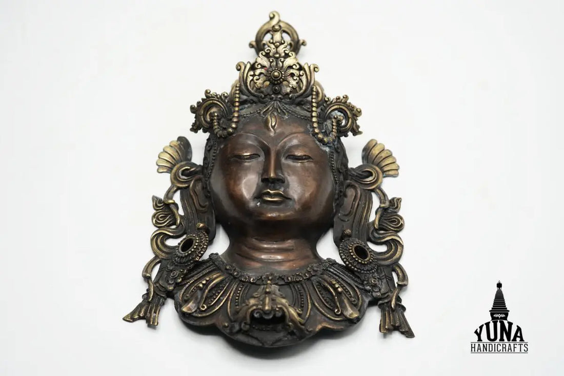 Goddess White Tara Mask: A Timeless Symbol of Compassion, Serenity, and Himalayan Art