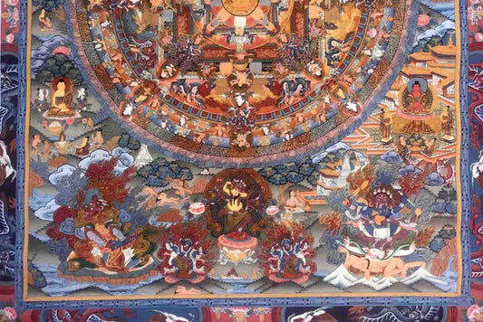 Buddha Mandala: A Timeless Masterpiece of Himalayan Art and Spiritual Elegance