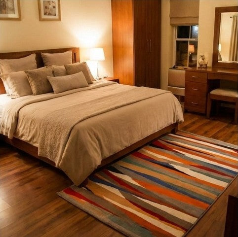 Handwoven Scandinavian Rug: Timeless Nordic Style Meets Nepalese Craftsmanship
