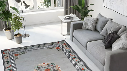 rug in a living room