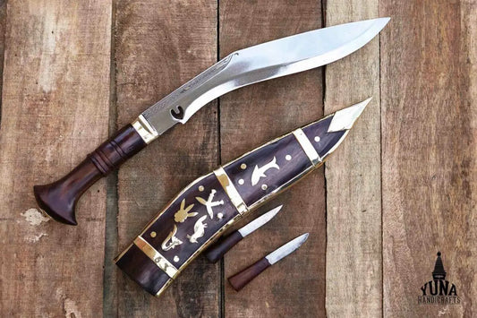 Dhankute Kukri With Wood Handle
