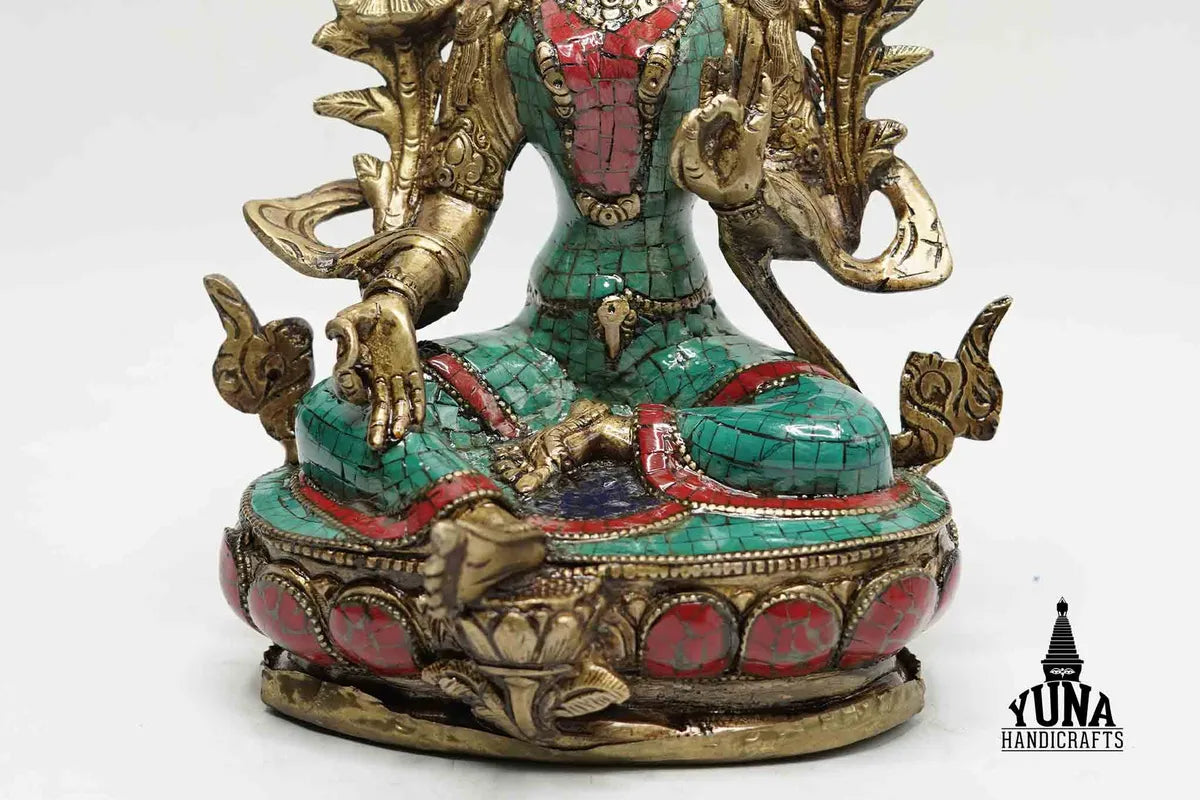 Green Tara Buddha Statue