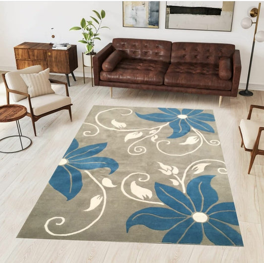 Flower Carpets Handcrafted In Nepal
