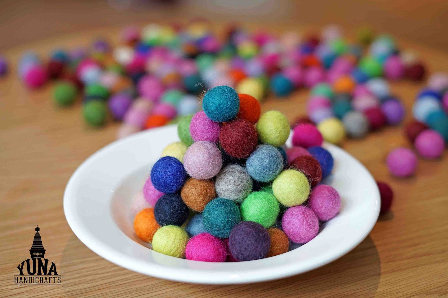Wool Felt Balls For Diy Projects (1-4 cm)