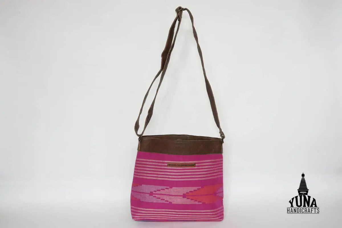 Handmade Fabric Crossbody Bag